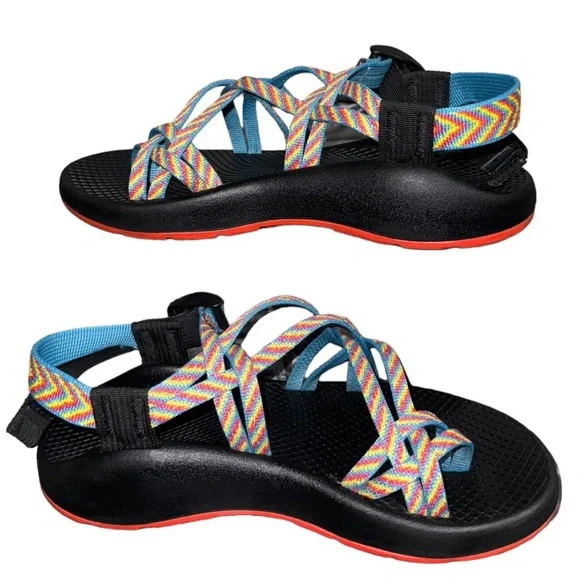 Chaco | Shoes | Chaco Sandals With Multicolor Straps And  display picture 2